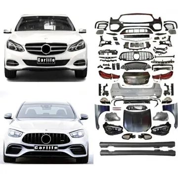 2009-2015 Mercedes Benz E Class W212 E63 Model Auto Bumpers Parts Body Kit with Headlights (2023 Upgrade)