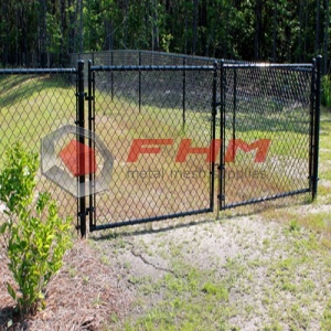 Cancello per recinzione a catena per passeggiata sul telaio