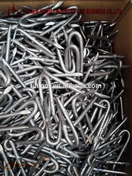 ZINC PLATED U TYPE NAIL
