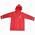 Girl's Red Plastic Raincoat