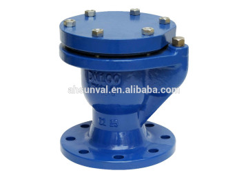 Single sphere flanged air valve