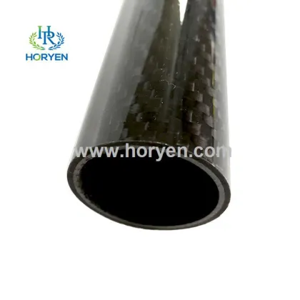 High strength composite carbon glass fiber tube pipe
