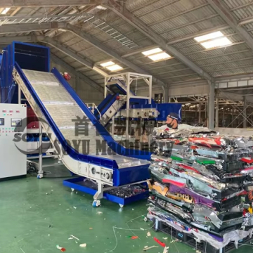 Semi-Automatic Plant Shredder for Plastic Refrigerator Waste Crushing Recycling Equipment