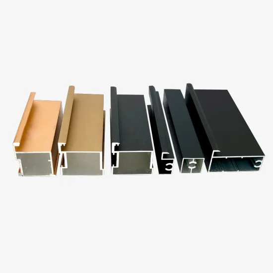 Super Quality 6000 Series Custom Aluminum Alloy Profiles for Furniture Wardrobes