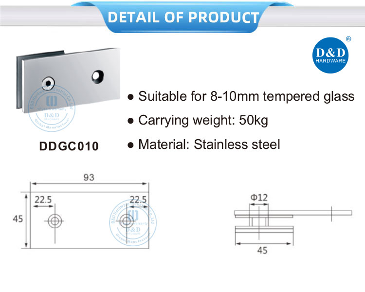 shower screen clips