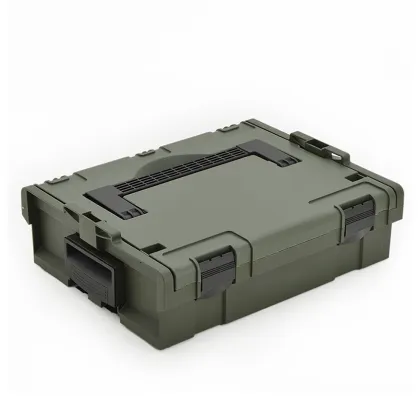 Plastic Toolbox Storage Case for Tool Parts and Shipping