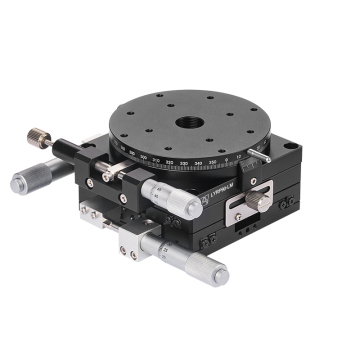 High-Precision Aluminum Alloy Manual XYR-Axis Stage 90mm