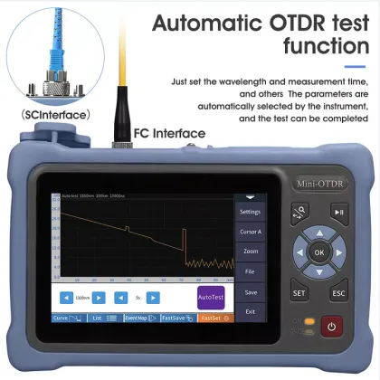 MINI OTDR NK4000D FTTH Optical Time Domain Reflectometer 1310/1550nm