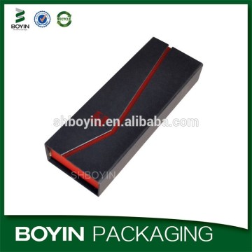 Custom logo hotstamping paper pen box wholesale