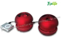 High Effect Mini 2w Speaker Systems X2 For Mp4, Laptop With Li-battery, Thd ≤ 1%