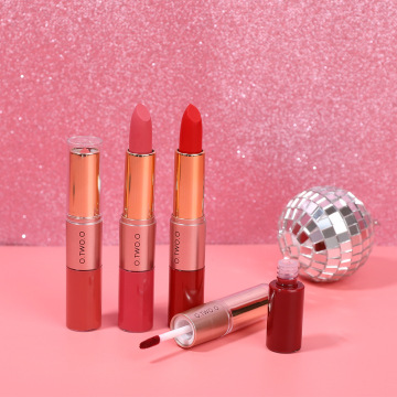 Matte Velvet Lipstick & 2-in-1 Lip Gloss - 12 Color Cosmetics