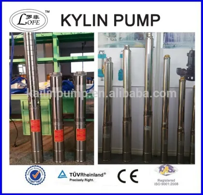 Stainless steel deep Well Pump, deep well submersible pump,2 inches submersible well pump