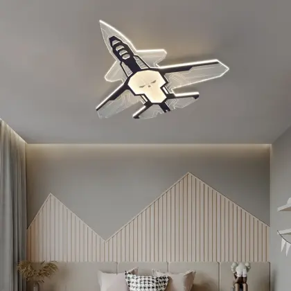 Blue Airplane Lamp Children Room Lamp For Boy