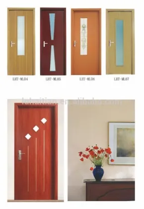Latest design wooden door interior PVC Ecological door/ interior door / Hospital door