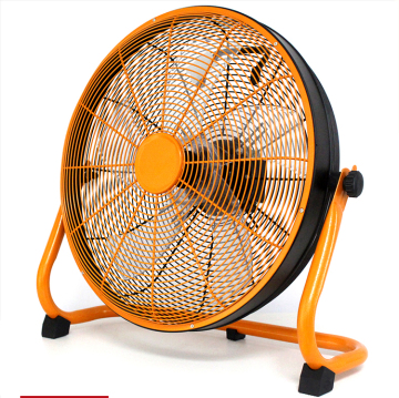2024 USB Battery and Solar Powered Metal Floor Fan