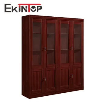 Custom French Modern Simple Design Wooden Bookshelf for Office and Library