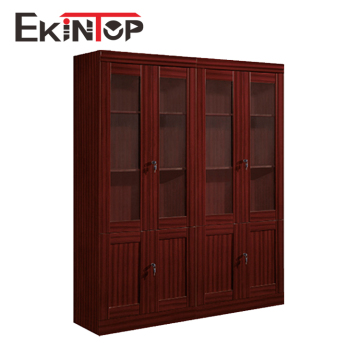 Custom French Modern Simple Design Wooden Bookshelf for Office and Library