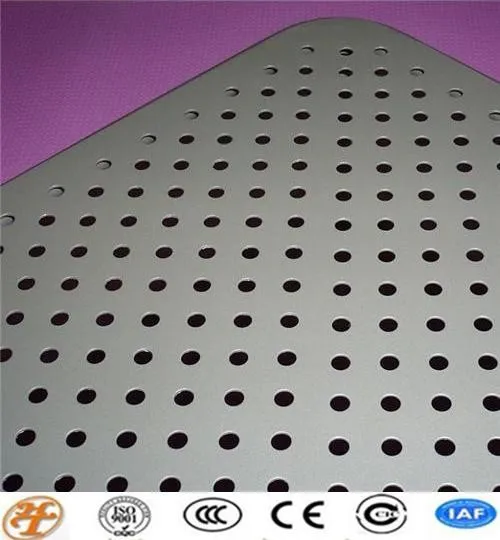 Plain Steel Perforated Metal / Decorative Perforated Sheet Metal Panels