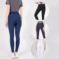 Mujeres con cremallera para montar calzoncillos leggings ecuestres