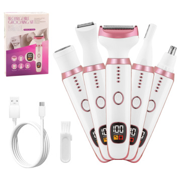 4-in-1 Women's Epilator and Electric Razor for Painless Hair Removal