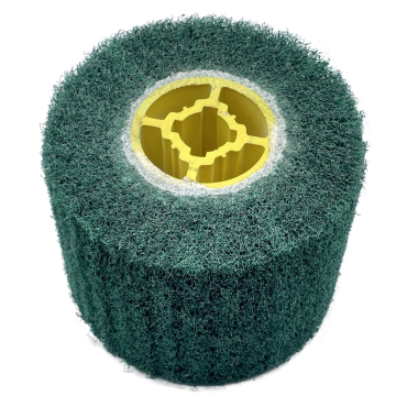 120x100x19mm Green Non-Woven Polishing Wheel for Stainless Steel Wire Drawing