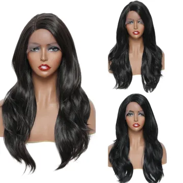 X-TRESS Factory Price 21 Inch Synthetic Hair Wig For Black Women Heat Resistant Synthetic Hair Synthetic Wig With Lace Front