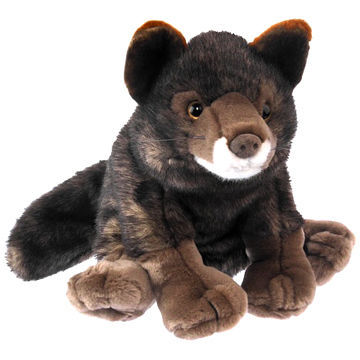 Stuffed Wolf Toy, Made of Soft Velboa and Plush, Customized Sizes are Welcome