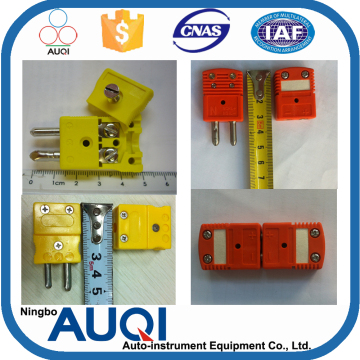 N type wire connector, thermocouple RTD use male and female electrical connector, K/N type thermocouple connector