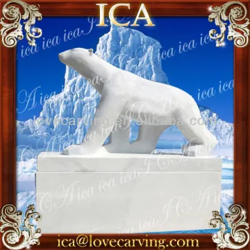 stone bear statues