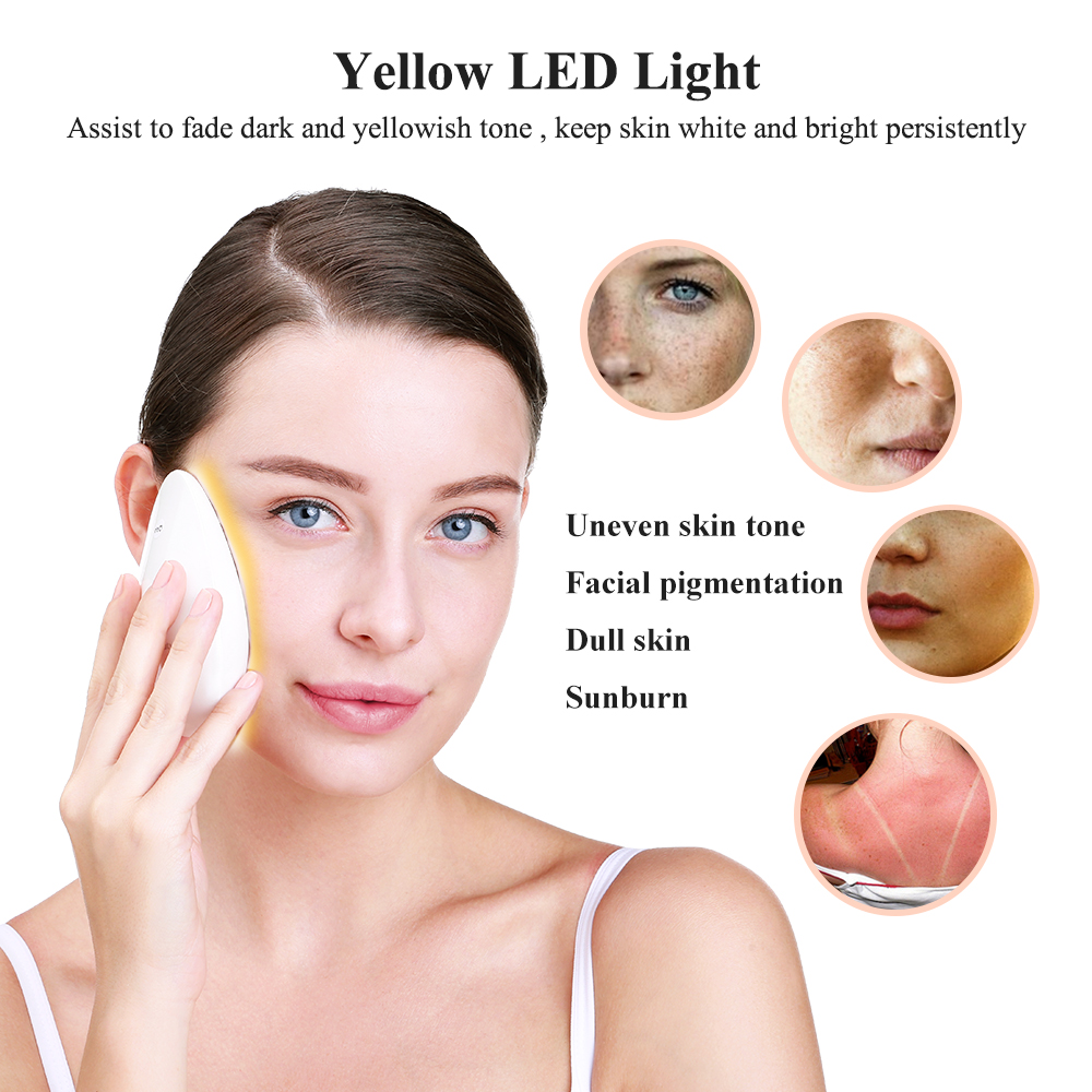 treatment of yellow LED light
