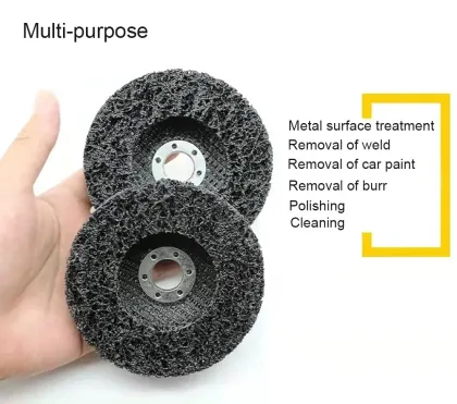 Black 5Inch Abrasives Wheel Strip Disc For Polishing