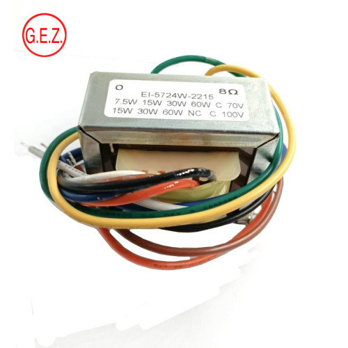 70V 100V 7.5w-60w cruth-eòlas claisneachd 5 Ohm
