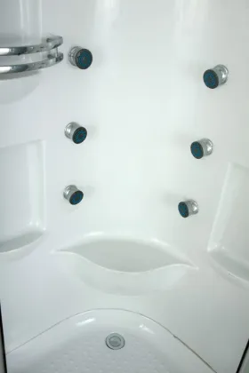 Big ABS back shower room cheap whole shower room with computer panel