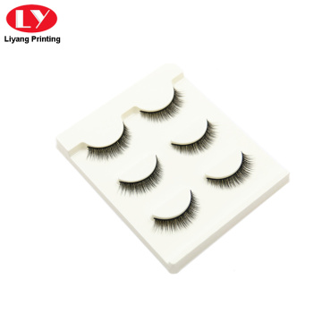 Packaging box for eyelash with hanging hole