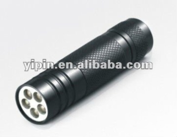 5leds aluminum flashlight, smart led torch