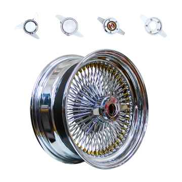 En gros de 13x7 à 26 pouces 78,1 Placage Gold Bullet Fil 100 Roues à rayures pour 4x4 - Jiangzao 2024