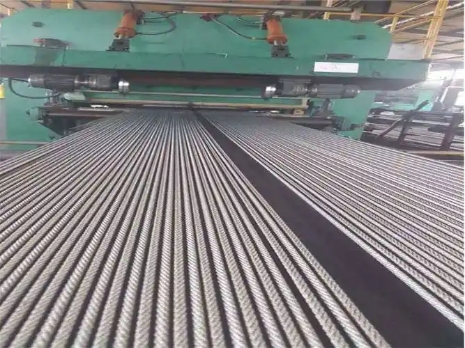 ST800 Hochtemperaturbeständiger Stahlförderband
