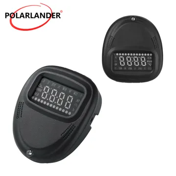 Universal 2" Driving Time Kilometers Display Projector Car A1 HUD Head Up Display Speedometers Dashboard Car HUD Accessory
