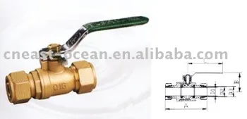 BRASS ALUMINIUM PLASTIC PIPE BALL VALVE