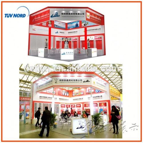 booth desk exhibition for internatinal expo trading show with display booth design