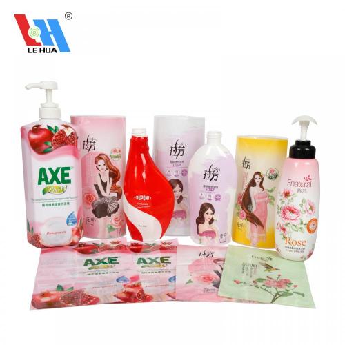 Custom shampoo bottle adhesive stickers/label