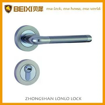 Reversible zinc door lock handle euro cylinder locks