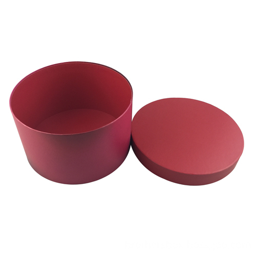 Large Red Cardboard Cargo Storage Round Box