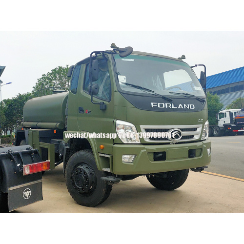 Foton forland 4X4 5000liters camión cisterna de agua