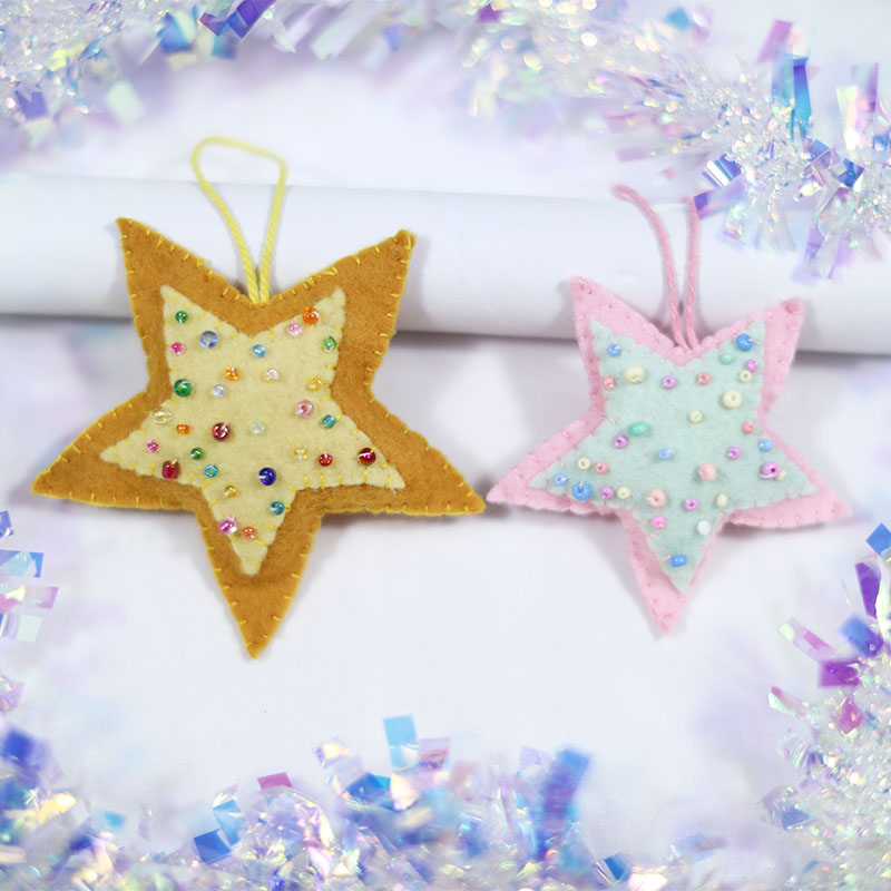 Nieuwe ster Filt Pendant creatief naaien