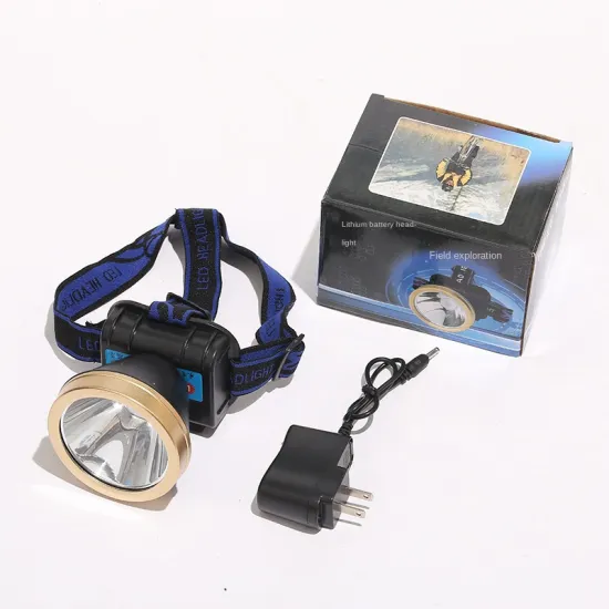 Portable Mini USB Rechargeable LED Headlamp with Built-in Lithium Battery