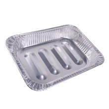Fast Food Disposable Aluminium Foil Trays with Lids