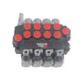 4 spools P40 hydraulic directional manual control valve