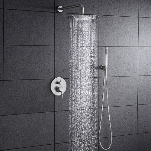 12 Inch Wall Mounted Concealed Round Shower System