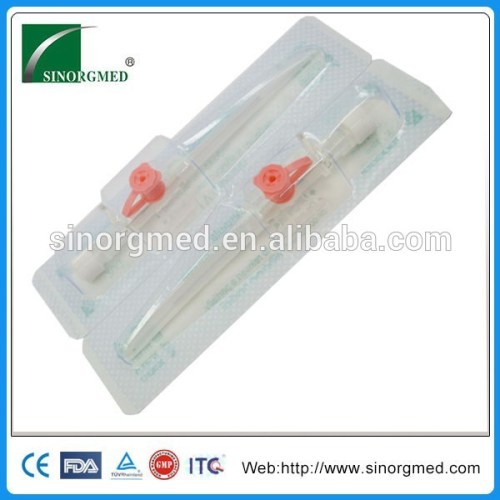 Smooth And Painless Venipuncture Needle Hub Neotec I V Cannula, High
